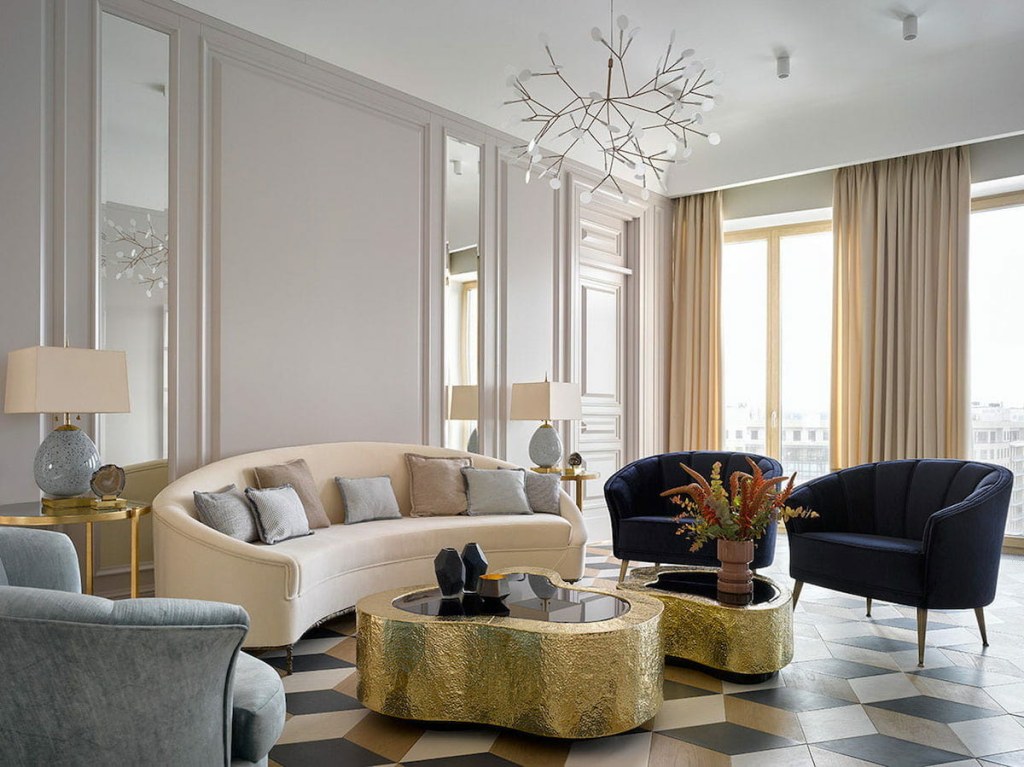 Picture of: Glamorous Room Ideas for Stunning Glam Interior Design – Decorilla