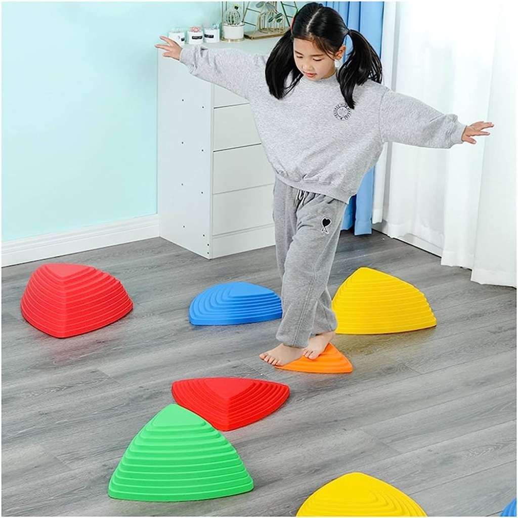 Picture of: Hilltop River Stones Balance Stepping Stones for Children Indoor Non-Slip  River Stone Toy Balance Game for Children (Size:  Pieces)
