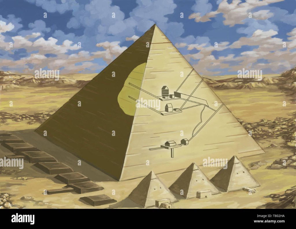 Picture of: Pyramid giza interior hi-res stock photography and images – Alamy