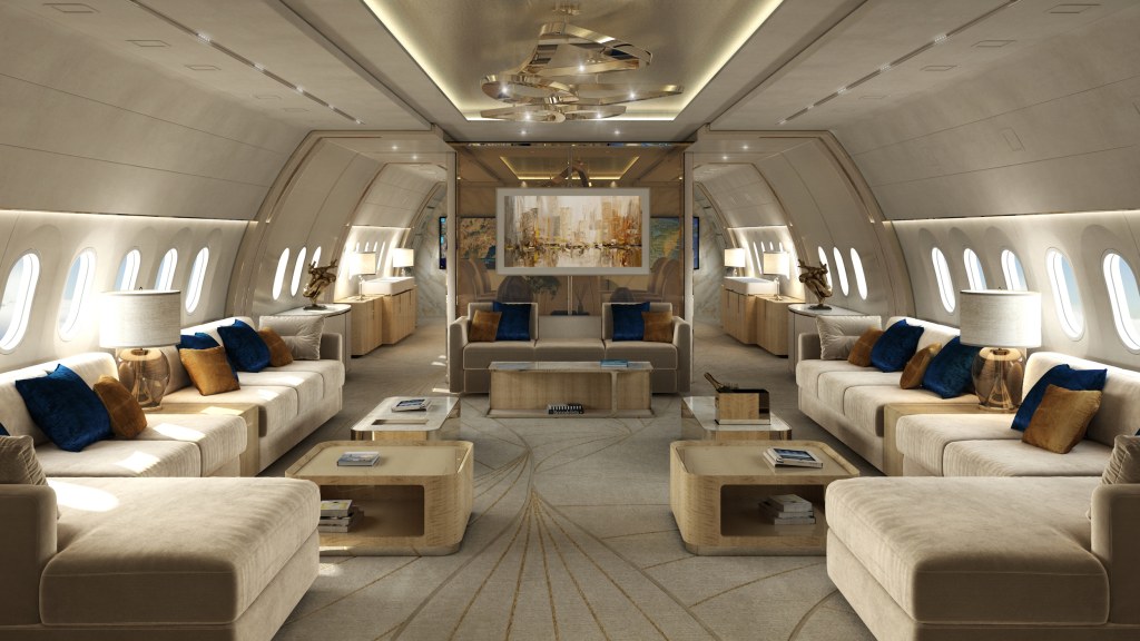 Picture of: See  private jets with the most advanced interior design