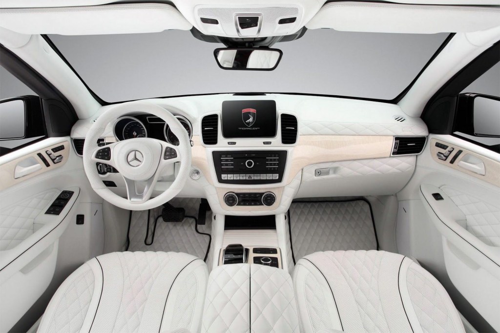 Picture of: TopCar Shows Off All-White Interior For Armoured Mercedes GLE