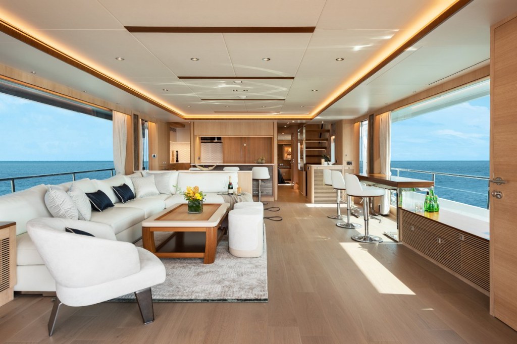 Picture of: What’s on Trend in Yacht Interior Design for ?  Horizon Yacht USA